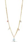 Enamel - Halskæde - Mellow Necklace - Gold
