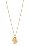Enamel - Halskæde - Necklace Organic Clover - Gold