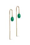 ❤︎ Enamel - Øreringe - Earring Eleanor - Grass Green