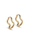 ❤︎ Enamel - Øreringe - Holly Hoops Large - Gold 