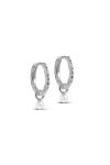 Enamel - Øreringe -  Hoops, Belle Pearl - Pearl