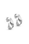 Enamel - Øreringe - Hoops, Daia - Silver