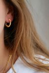 Enamel - Øreringe - Leone Hoops - Gold