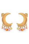 Enamel - Øreringe - Lune Earring - Peach/Light Pink/Orange/Light Yellow