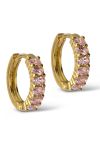 Enamel - Øreringe - Lyra Hoops - Light Pink 