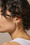 Enamel - Øreringe - Nela Hoops 20 mm - Guld
