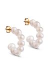 Enamel - Øreringe - Pearlie Chunky Hoops - Pearl