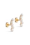 ❤︎ Enamel - Øreringe - Stud Evie - Pearls
