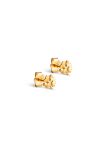 Enamel - Øreringe - Studs Organic Clover Mini - Gold