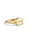 Enamel - Ring - Mom Signet Ring - Gold 