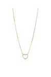 ❤︎ Enamel - Halskæde - Necklace Organic Heart - Gold