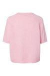 Y.A.S - Top - Enya SS Knit pullover S. - Pink Lady