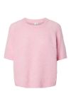 Y.A.S - Top - Enya SS Knit pullover S. - Pink Lady