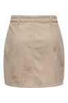 JDY - Nederdel - Shiraz Corduroy Skirt - Simply Taupe