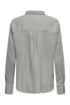 JDY - Skjorte - Say L/S Linen Loose Shirt - Wild Dove