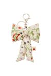 Maanesten - Nøglering - Fabric Bow Keychain - Garden Magic Ivory