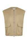 Neo Noir - Flo Balloon Twill Vest - Taupe