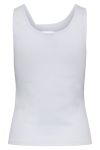 Pieces - Top - Maggy Cut Out - Bright White - Ditte Estrup