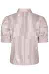 Neo Noir - Skjorte - Frannie Structure Stripe Shirt - Light pink