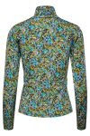 Gestuz - Bluse - Milia Rollneck - Green/Blue Brush