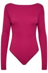 Gestuz - Bodystocking - DrewGZ LS Bodystock - Raspberry Radiance