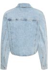 Gestuz - Jakke - JaniceGZ Denim Jacket - Washed Mid Blue