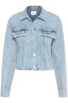 Gestuz - Jakke - JaniceGZ Denim Jacket - Washed Mid Blue