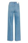 Gestuz - Jeans - Zolina HW Wide Jeans - Washed Mid Blue