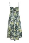 Gestuz - Kjole - CaraGZ P Slip Dress - Lime Flower