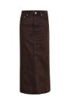 Gestuz - Nederdel - JamillaGZ Long Skirt - Bitter Chocolate