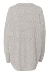 Gestuz - Strik - AdieGZ OZ Pullover - Grey Melange