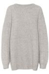 Gestuz - Strik - AdieGZ OZ Pullover - Grey Melange