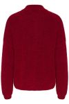 Gestuz - Cardigan - AlphaGZ Short Cardigan - Haute Red Melange