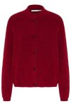 Gestuz - Cardigan - AlphaGZ Short Cardigan - Haute Red Melange