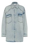 Gestuz - Skjorte - GZasher LS Shirt - Mid Acid Wash