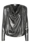 Gestuz - Bluse - MaddixGZ SL Blouse - Silver