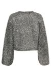 Gestuz - Bluse - MattianiGZ Cropped Pullover - Gun Metal