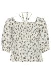 Gestuz - Bluse - SanvieGZ P Blouse - Egret Flower
