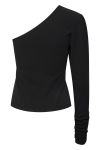 Gestuz - Bluse - SelahGZ One Shoulder - Black
