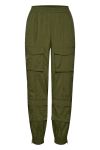 Gestuz - Bukser - AfinaGZ HW Pants - Dark Military Olive