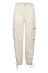 Gestuz - Bukser - CandaceGZ HW Pants - Silver Birch