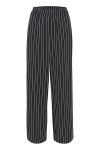 Gestuz - Bukser - FrylaGZ P HW Pants - Black Pinstripe