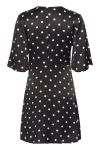 Gestuz - Kjole - GZdotta P SS dress - Black with egret dot 
