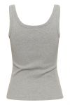 Gestuz - Top - GZdrew Mel Logo Top - Grey Mélange