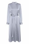 Gestuz - Kjole - HarperGZ LS Dress - Grey Blue