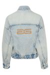Gestuz - Jakke - AcidaGZ Jacket - Light Blue Acid Wash