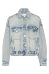 Gestuz - Jakke - AcidaGZ Jacket - Light Blue Acid Wash