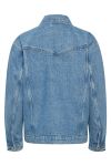 Gestuz - Jakke - Dena Denim Jacket - Washed Mid Blue