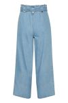 Gestuz - Jeans - Aleah HW Culotte - Light blue