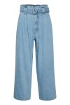 Gestuz - Jeans - Aleah HW Culotte - Light blue